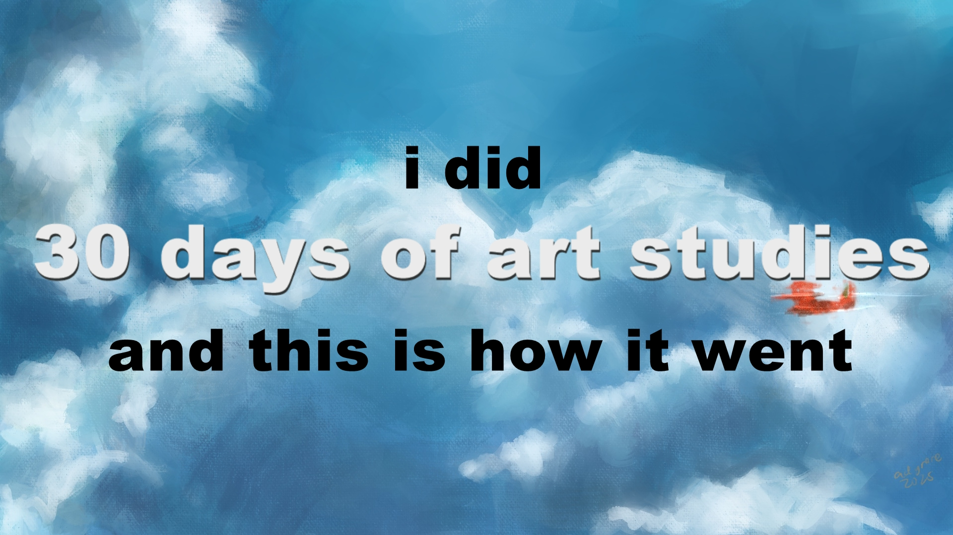30 days of studies